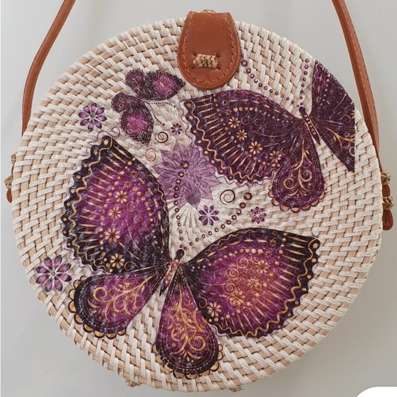 Handbags - Woven Round Bali Bag